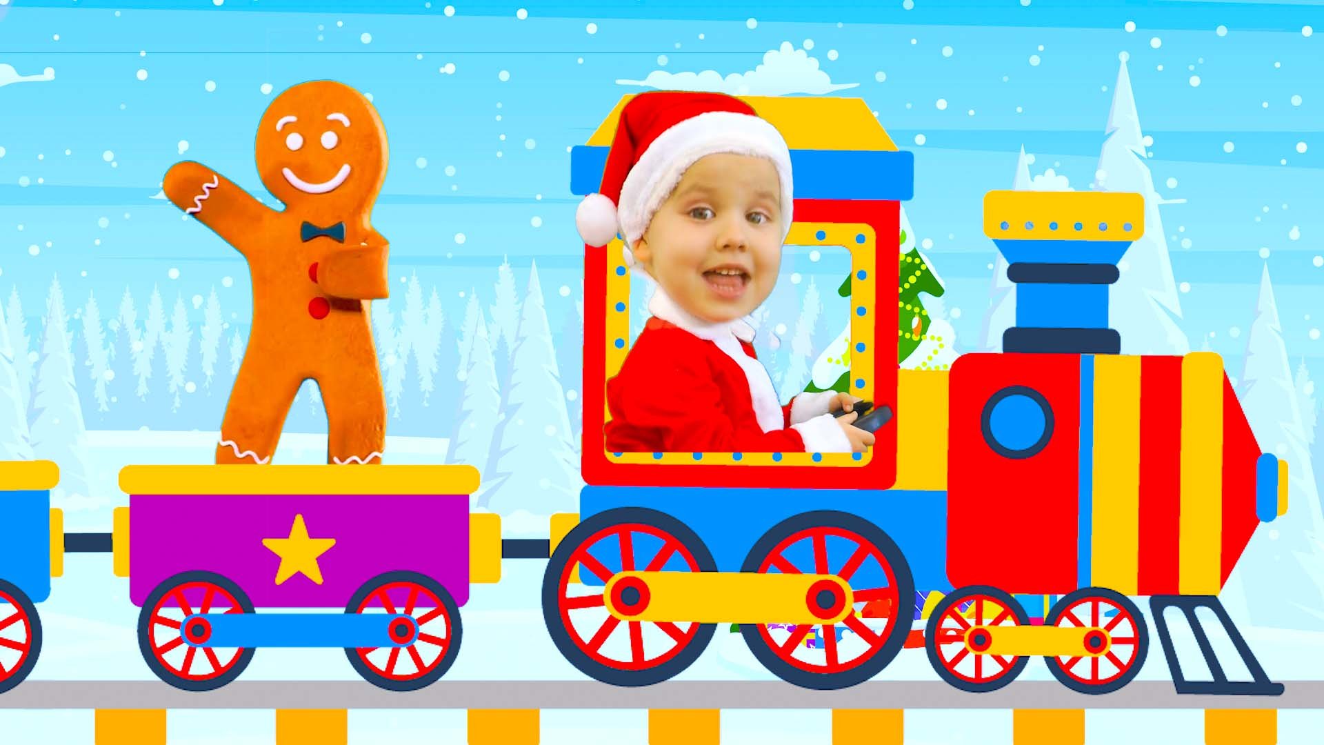 Новогодняя песенка для детей малышей Встречаем Новый год 2023 Дин дин дон  Паровозик