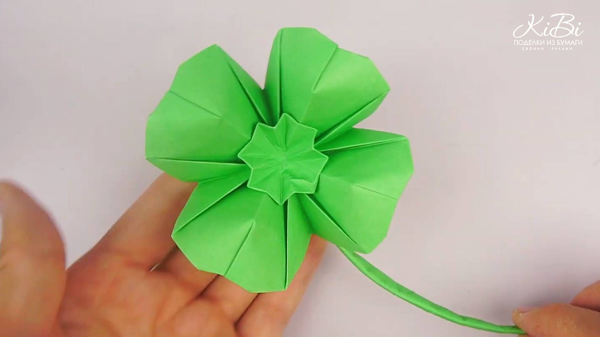 Клевер Счастья, удачи и благополучия  Сложно но можно!!! | Поделки из бумаги своими руками | DIY