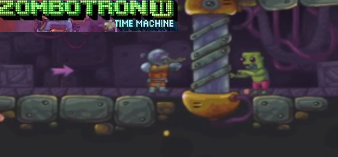 НЕЛОВКИЕ ГЕРОИ В ЛОКАЦИИ — Zombotron 2: Time Machine [3] Прохождение