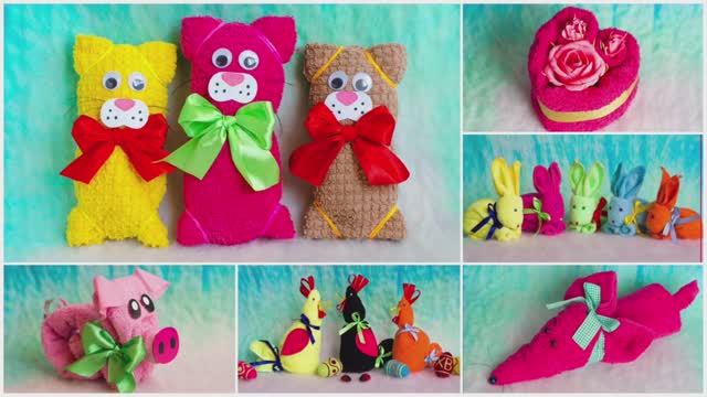 КРАСОТА из ПОЛОТЕНЦА своими руками