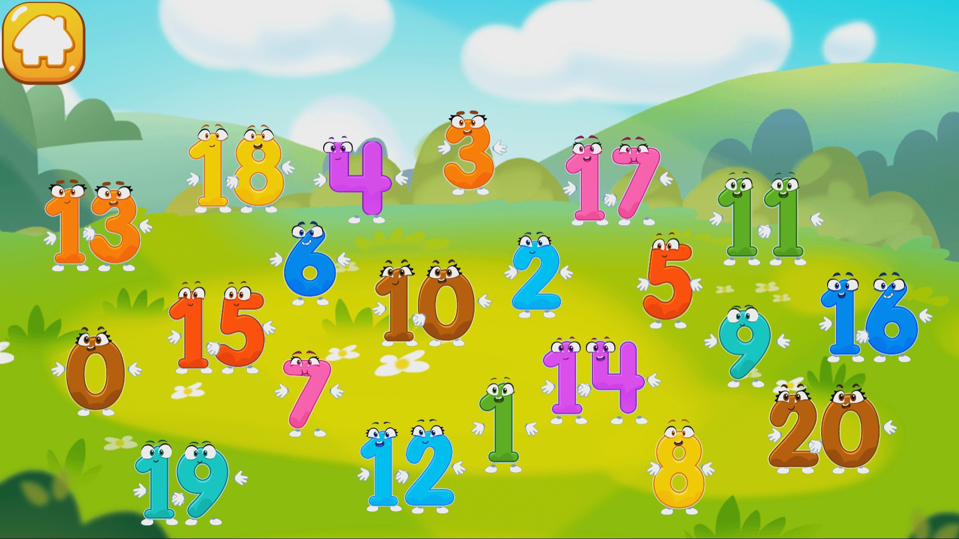 Весёлые числа для детей!