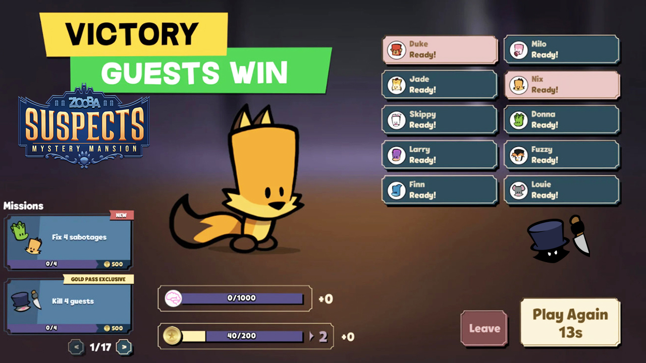 Zooba, зуба игра уже вышла в плей маркете Suspects Mystery Mansion, зооба как запустить игру?
