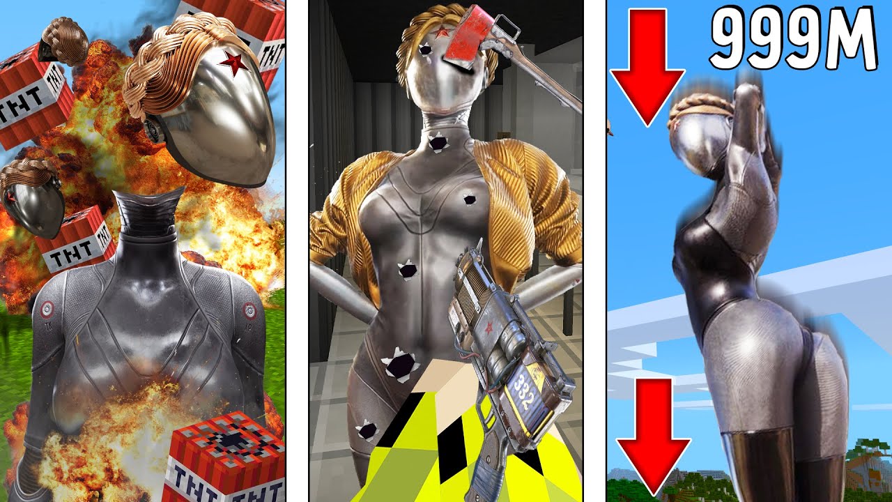 Что сможет уничтожить БЛИЗНЯШЕК АТОМИК ХАРТ в майнкрафт ? Эксперименты ATOMIC HEART MINECRAFT