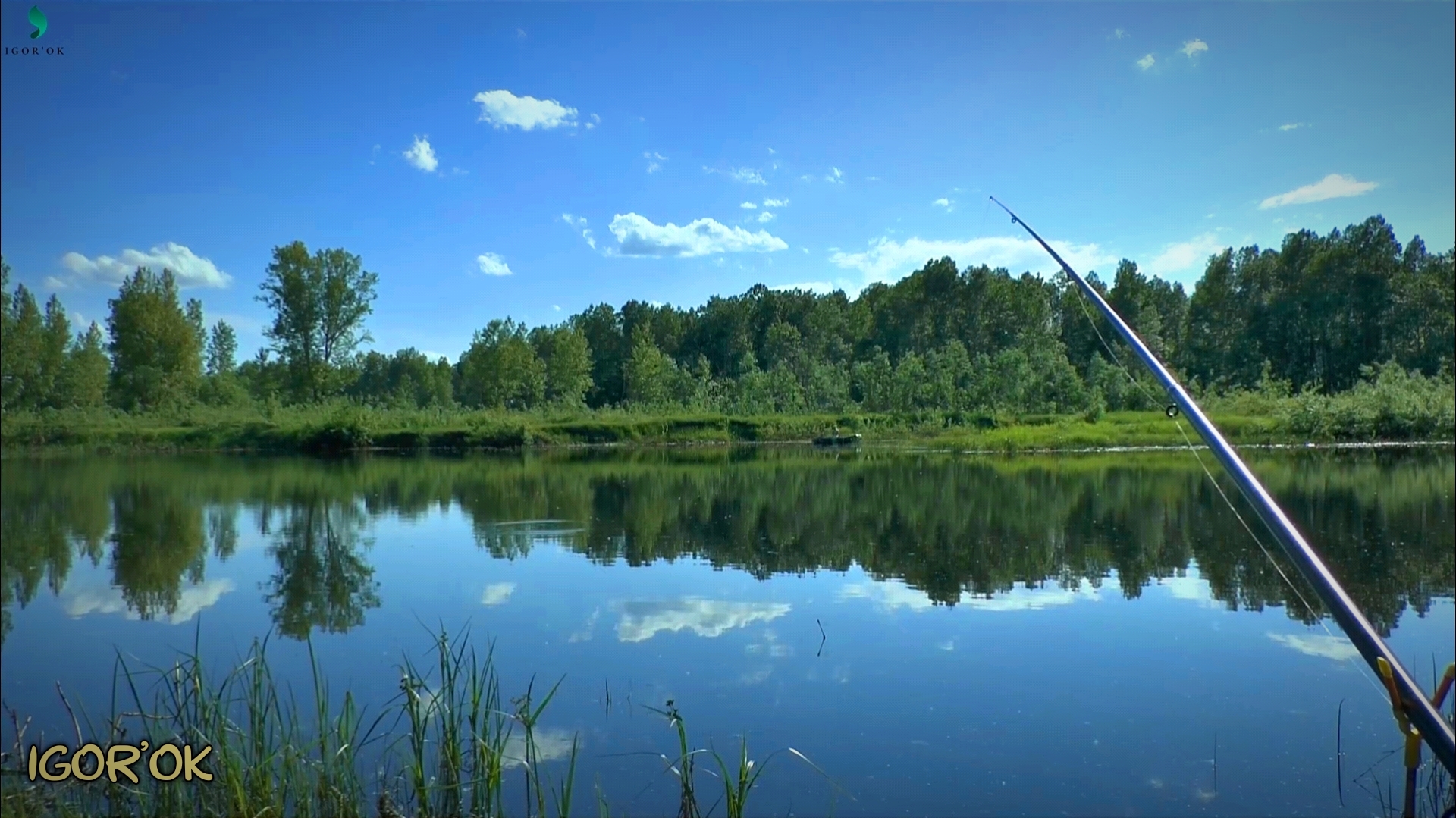 Озеро на острове. Рыбалка для души