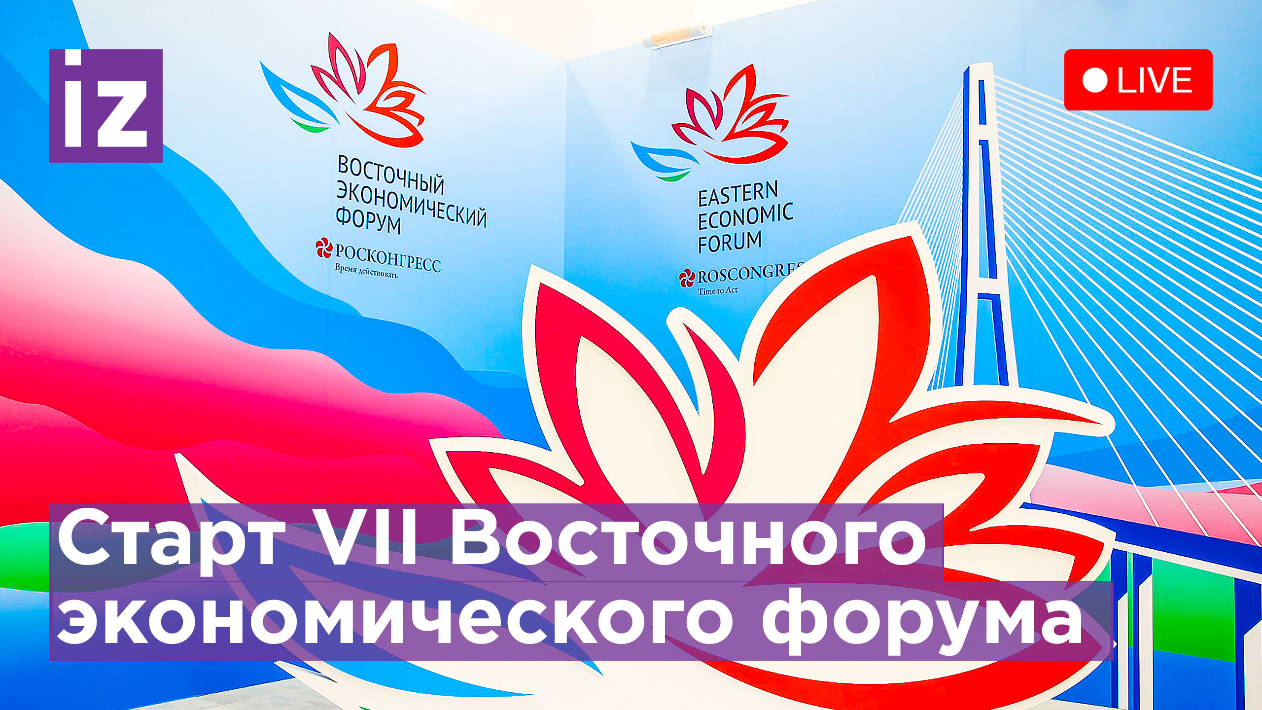 Старт программы Восточного экономического форума 2022. Прямая трансляция / Известия