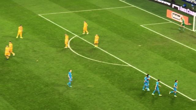 На матче Зенит - Арсенал.19.03.22 (третий гол).MOV