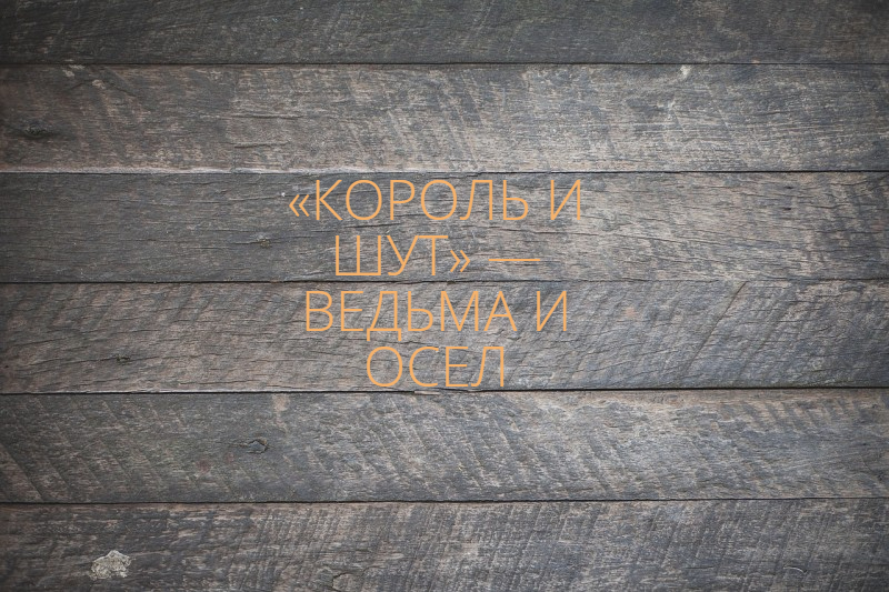 Король и Шут — Ведьма и осёл  / ПЕНИЕ, ЧАСТЬ 12!