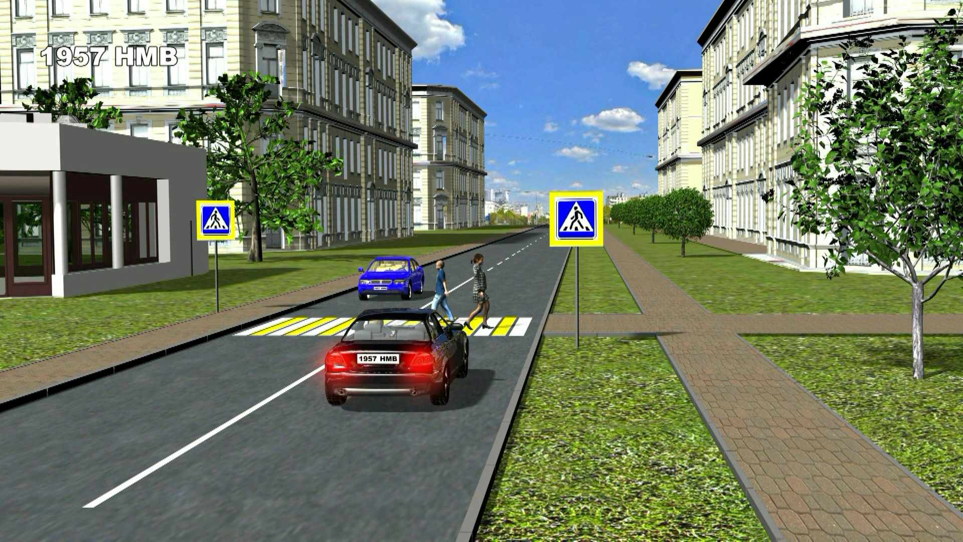 Алгоритм проезда пешеходного перехода