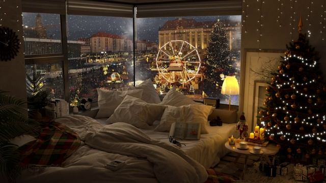 ВИД из окна / УЮТНАЯ спальня / ГОРОДСКАЯ ярмарка / Приятная МУЗЫКА / ХОРОШЕЕ настроение...