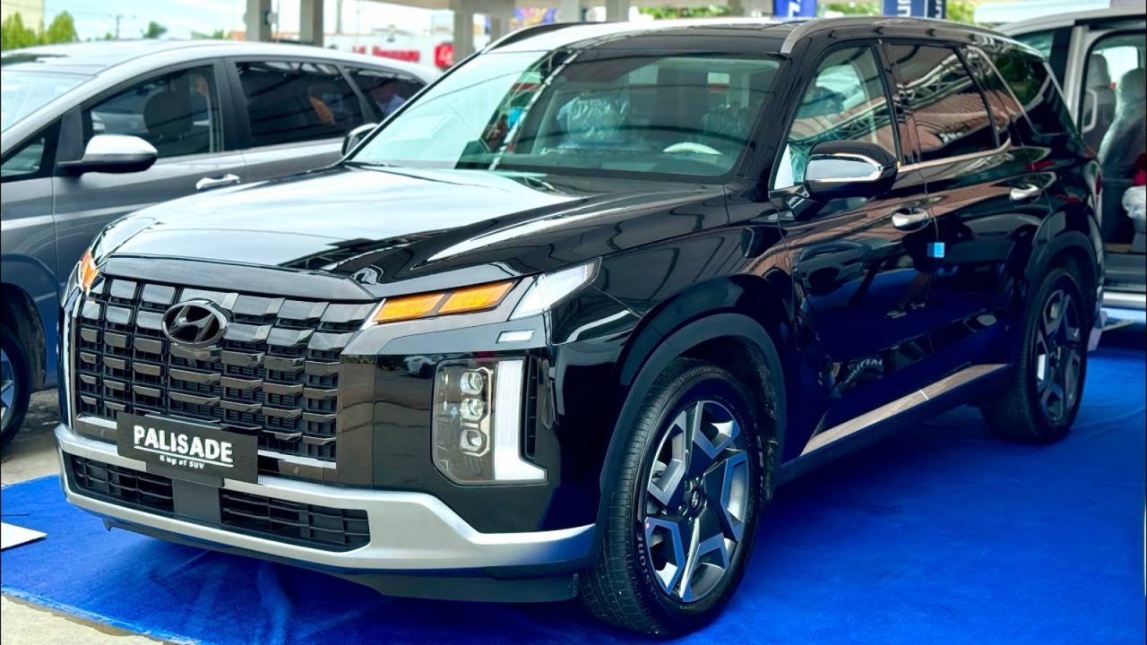 2024 Hyundai Palisade - 7-местный роскошный внедорожник. Black Edition - Интерьер и экстерьер