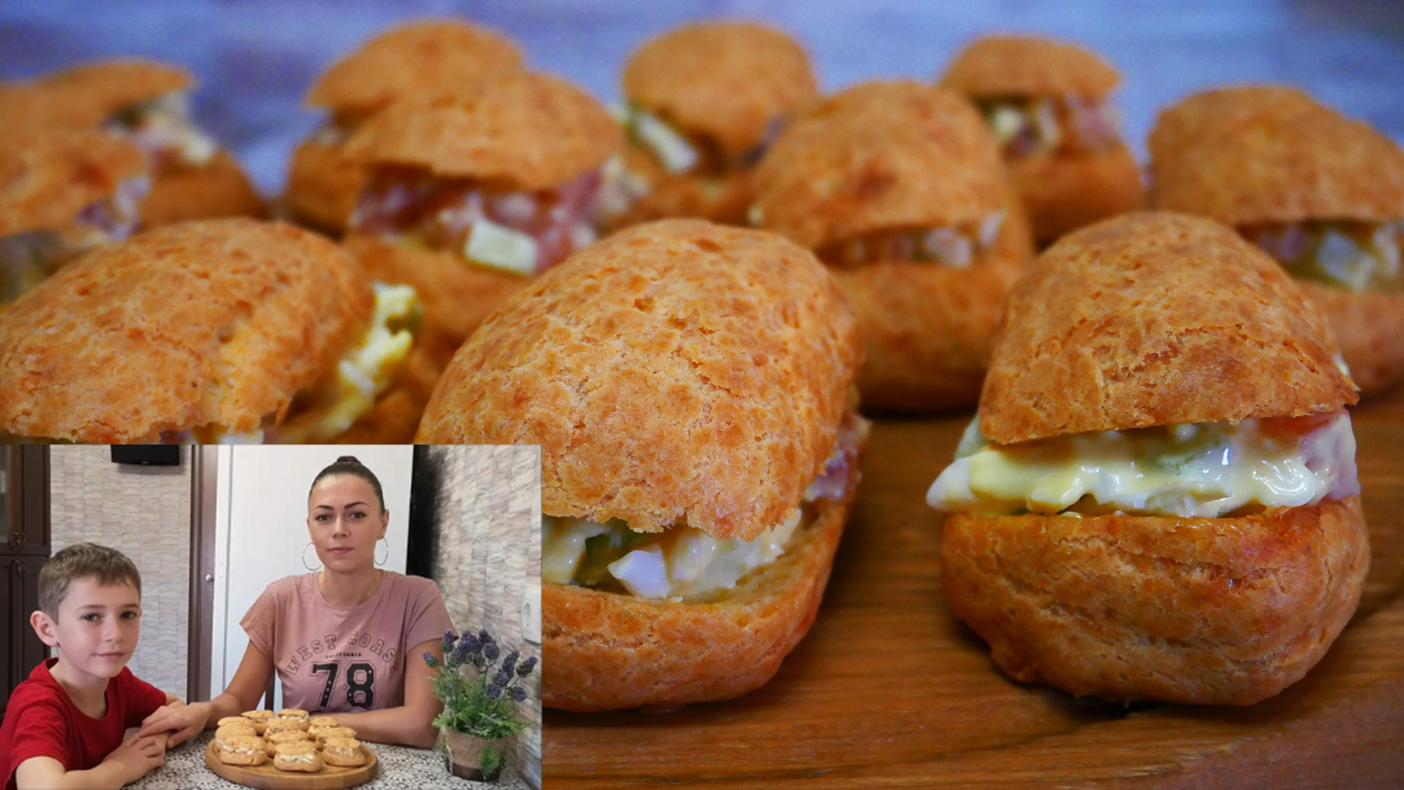 Эклеры СЫРНЫЕ с НАЧИНКОЙ в домашних условиях ЭКЛЕРЫ получатся! Гарантирую!