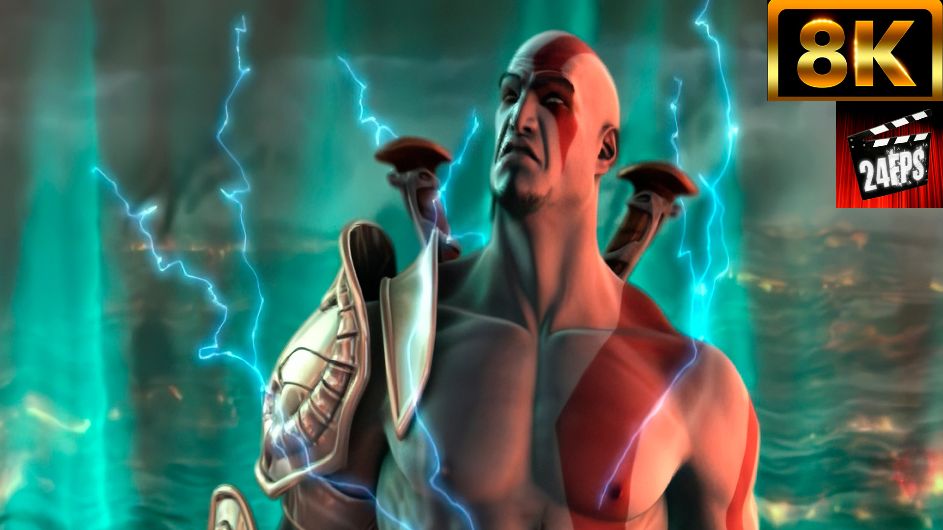 God of War 2 (2007) - All CGI Cinematics (  Special  8K)