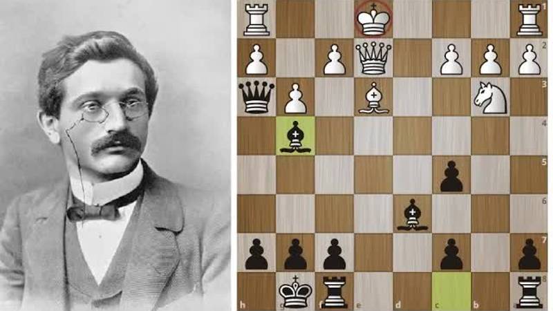 З.Тарраш-Э.Ласкер. НОКДАУН за шахматной доской! Шахматы.