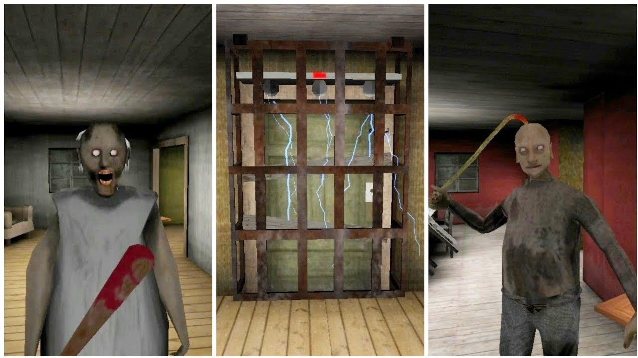 В роли Бабушки Гренни и Дедушки//Охота на игрока// Play for Granny Grandpa Part 4