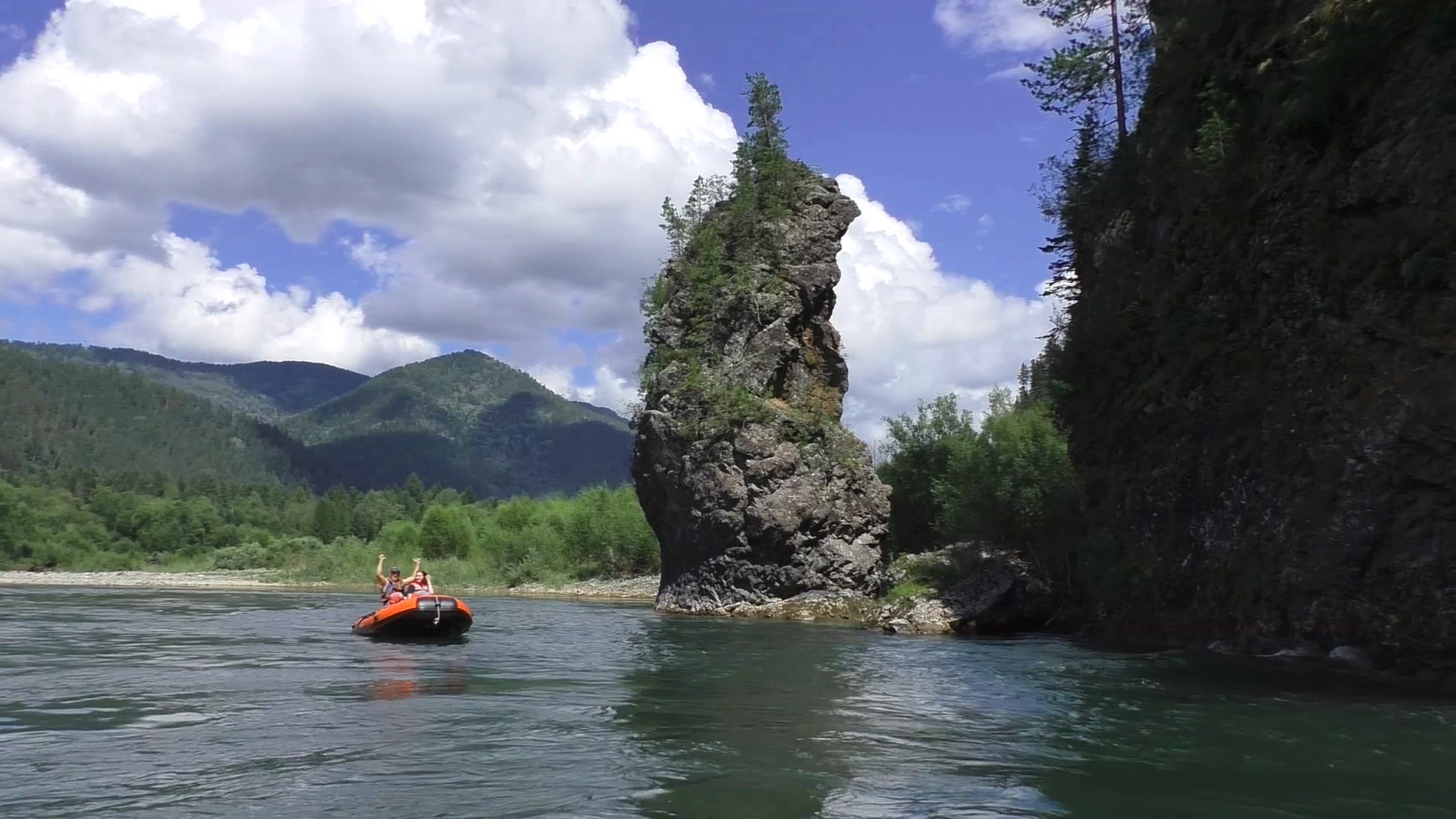 РЫБАЛКА И ОТДЫХ НА ГОРНОЙ РЕКЕ | часть-2