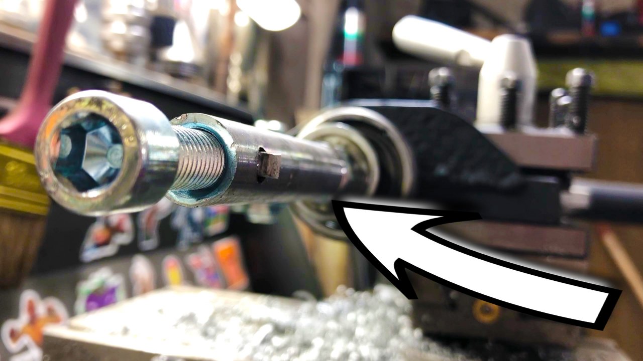 Отличное применение штока амортизатора. Долбилка шпон паза своими руками