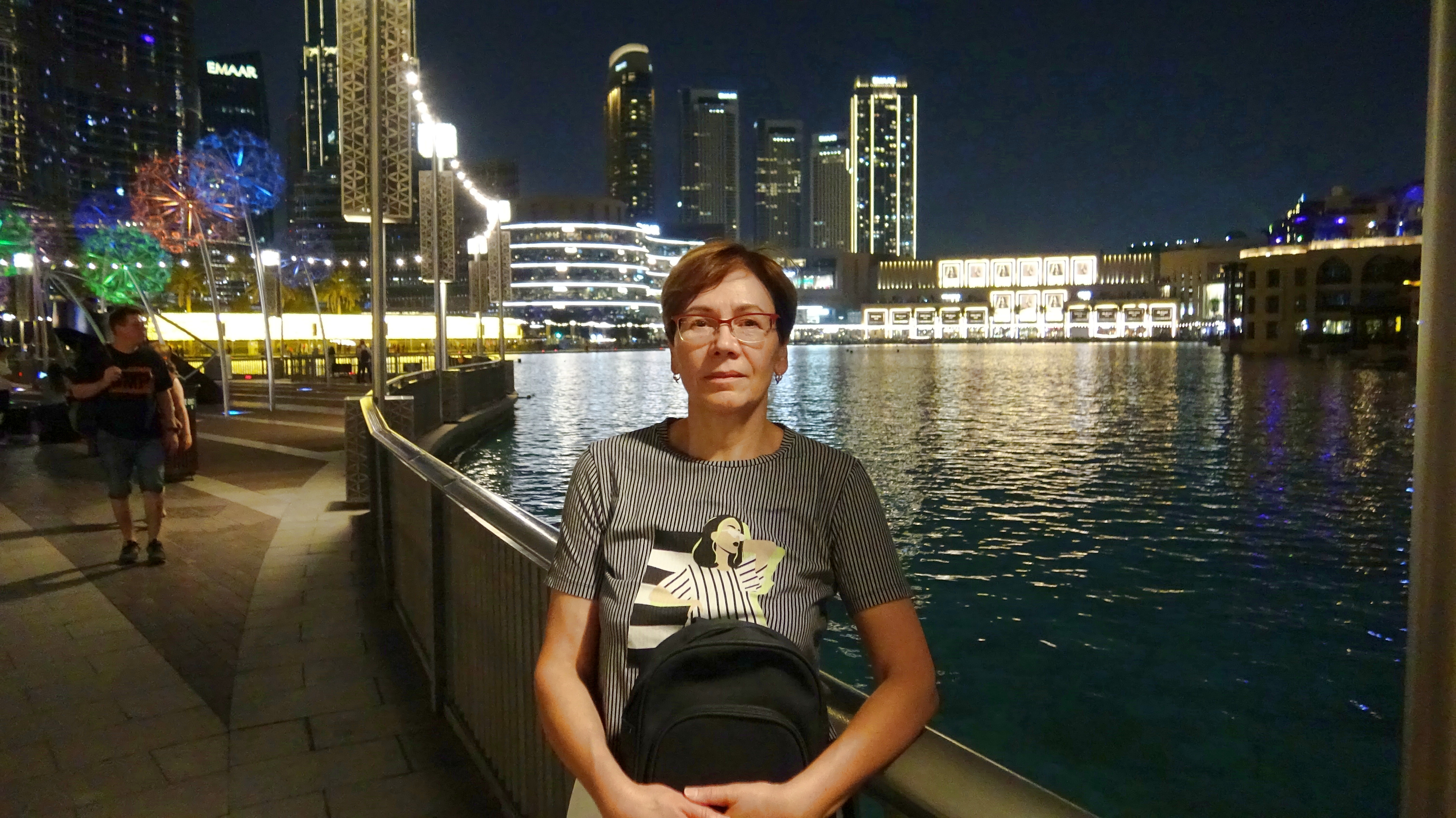 Арабские Эмираты. Ночной Дубай.