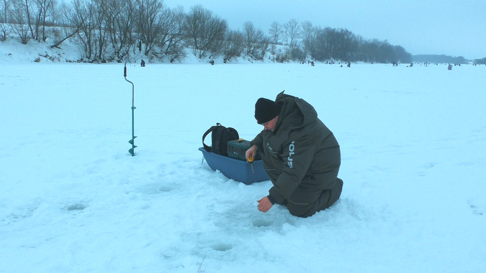 Зимняя рыбалка на Дону. Подводные съемки