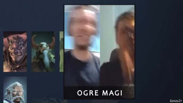 Иконки персонажей Доты, но это Папич (все части)