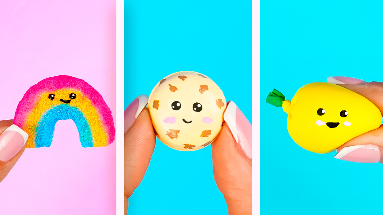 3 идеи как сделать Мини антистресс своими руками