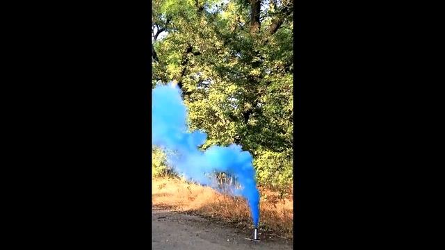 Цветной дым Smoking fountain blue MA0512 Blue