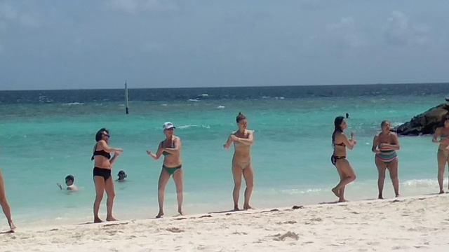 БИКИНИ пляж.Анимация-танцуют все!