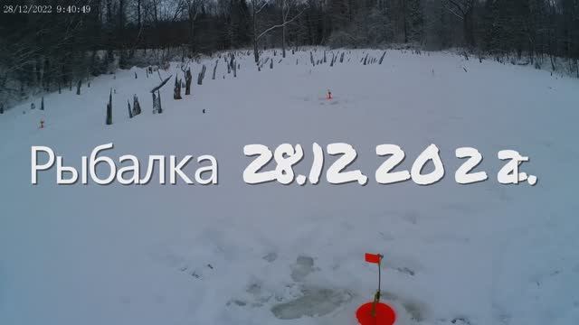 Новогодняя оттепель! Рыбалка 28.12.2022г.