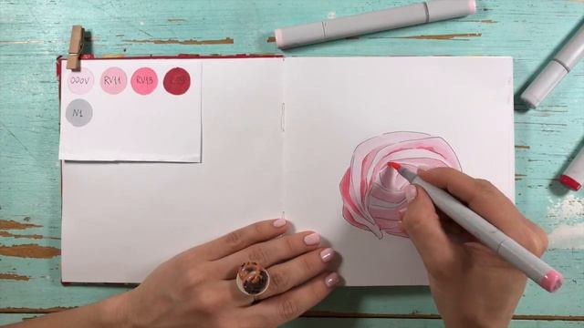 как нарисовать ЗЕФИР маркерами / уроки рисования / как нарисовать сладости