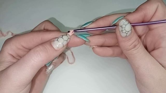 1 урок Цепочка воздушных петель. Курс "Первые петельки"