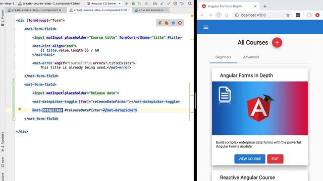 29 - Angular Forms Controls - How to add a DatePicker field to a Reactive Form