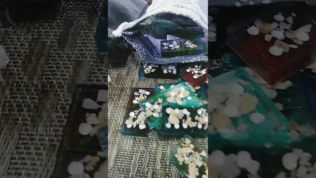 Домино ручной работы из смолы ?