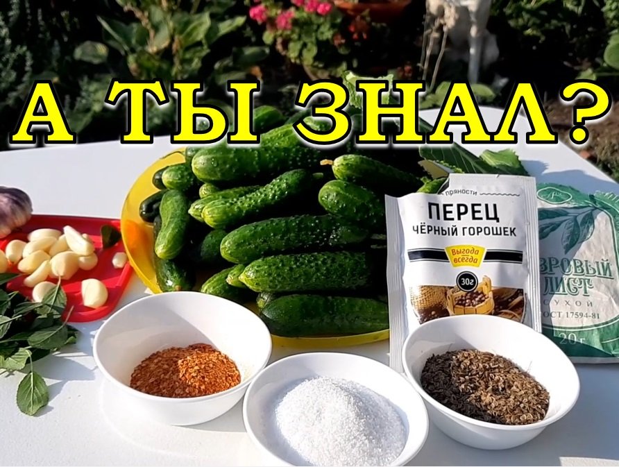 Хрустящие соленые ОГУРЧИКИ на зиму без уксуса! (КАК БОЧКОВЫЕ) ???