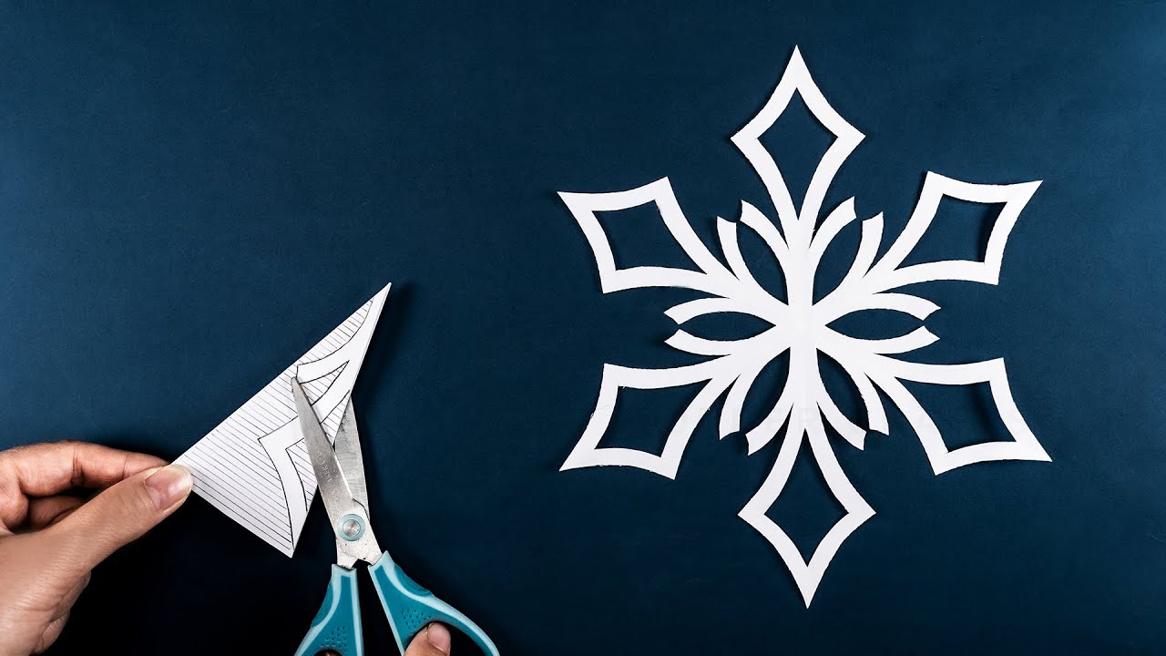 Бумажные снежинки №13 - Как сделать снежинки из бумаги