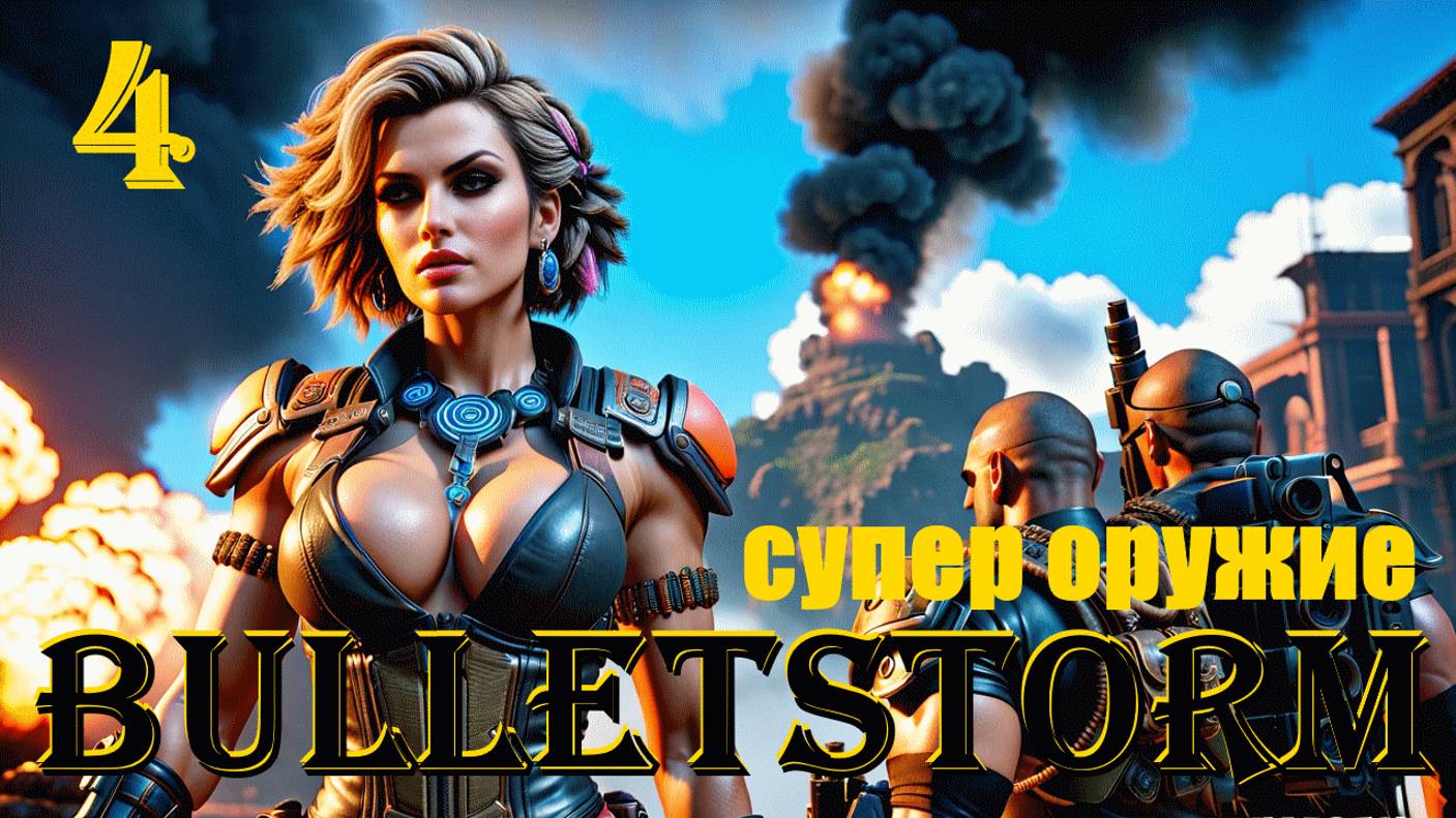ДОБРЫЙ ДИНОЗАВРИК - BULLETSTORM FULL CLIP EDITION - ПОЛНОЕ ПРОХОЖДЕНИЕ НА РУССКОМ #4