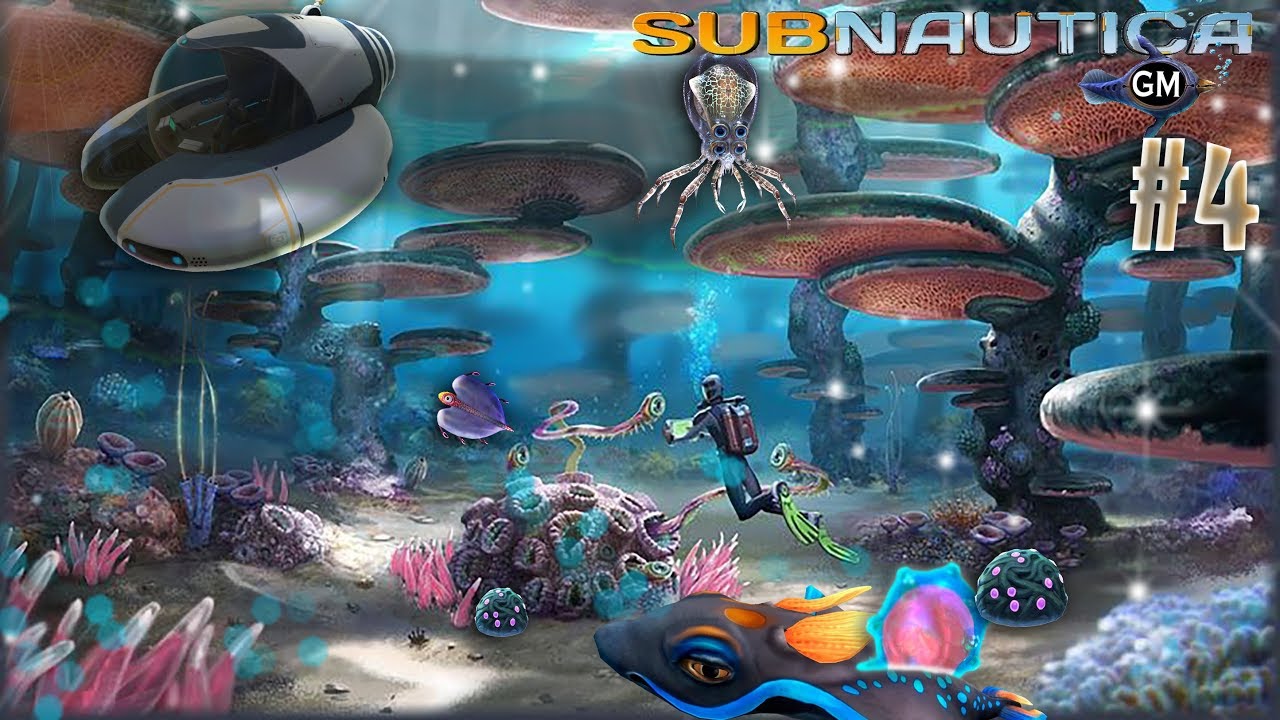 SUBNAUTICA / Собрал мотылька и нашёл кучу чертежей =) #4 (прохождение Сабнатика)