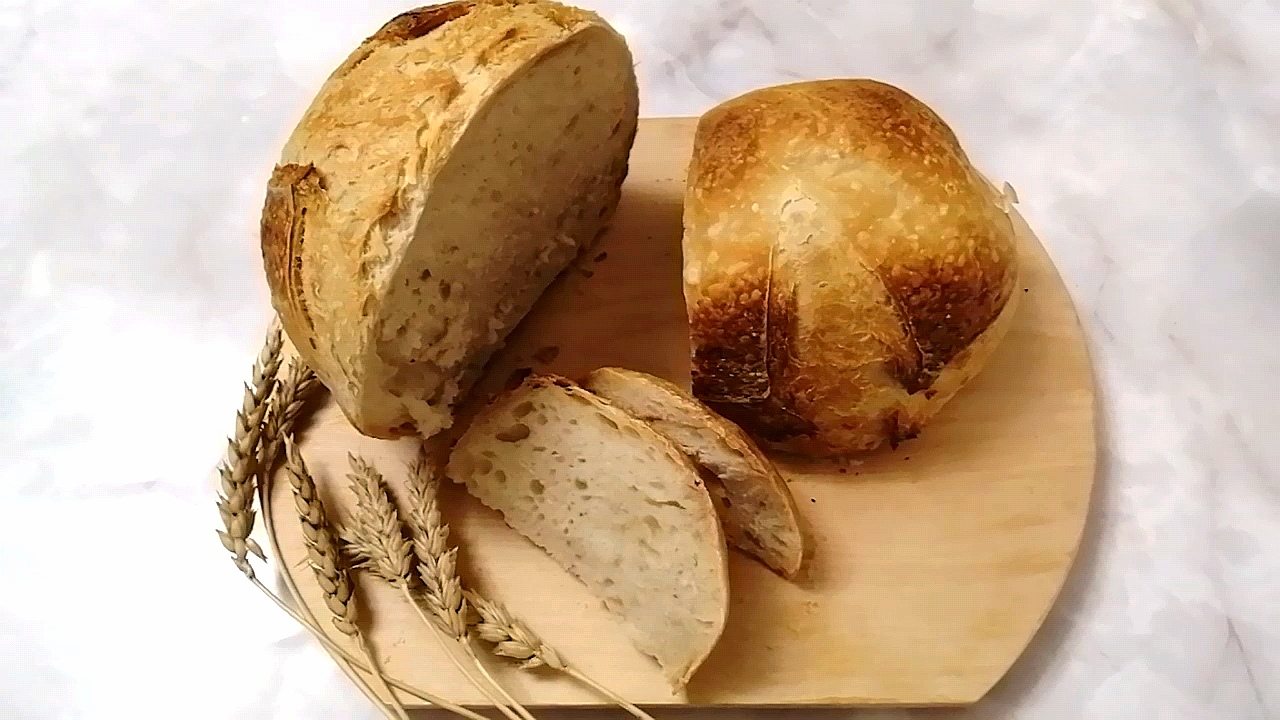 Самый быстрый хлеб на пшеничной закваске