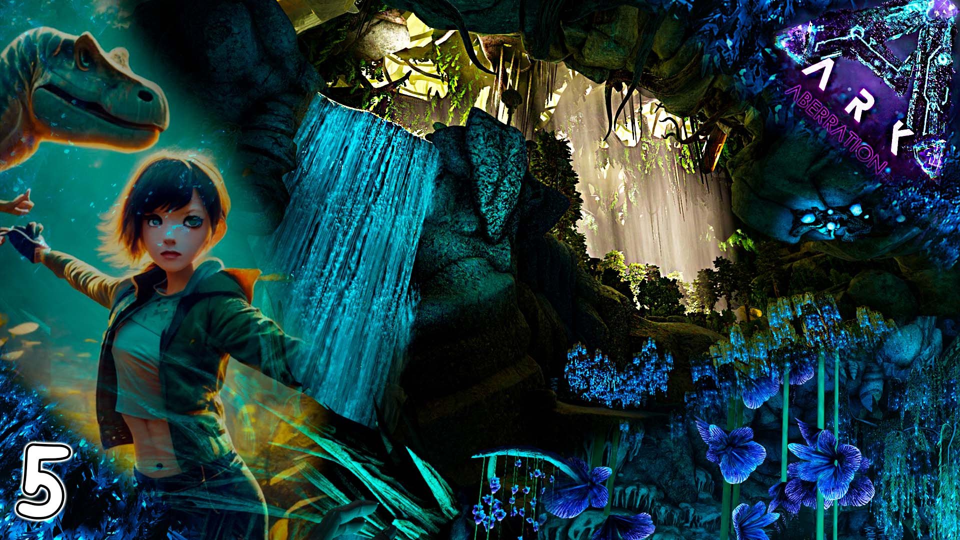 Выживание на Аберрации #5 - На краю синего биома - ARK Survival Evolved - Одиночное выживание