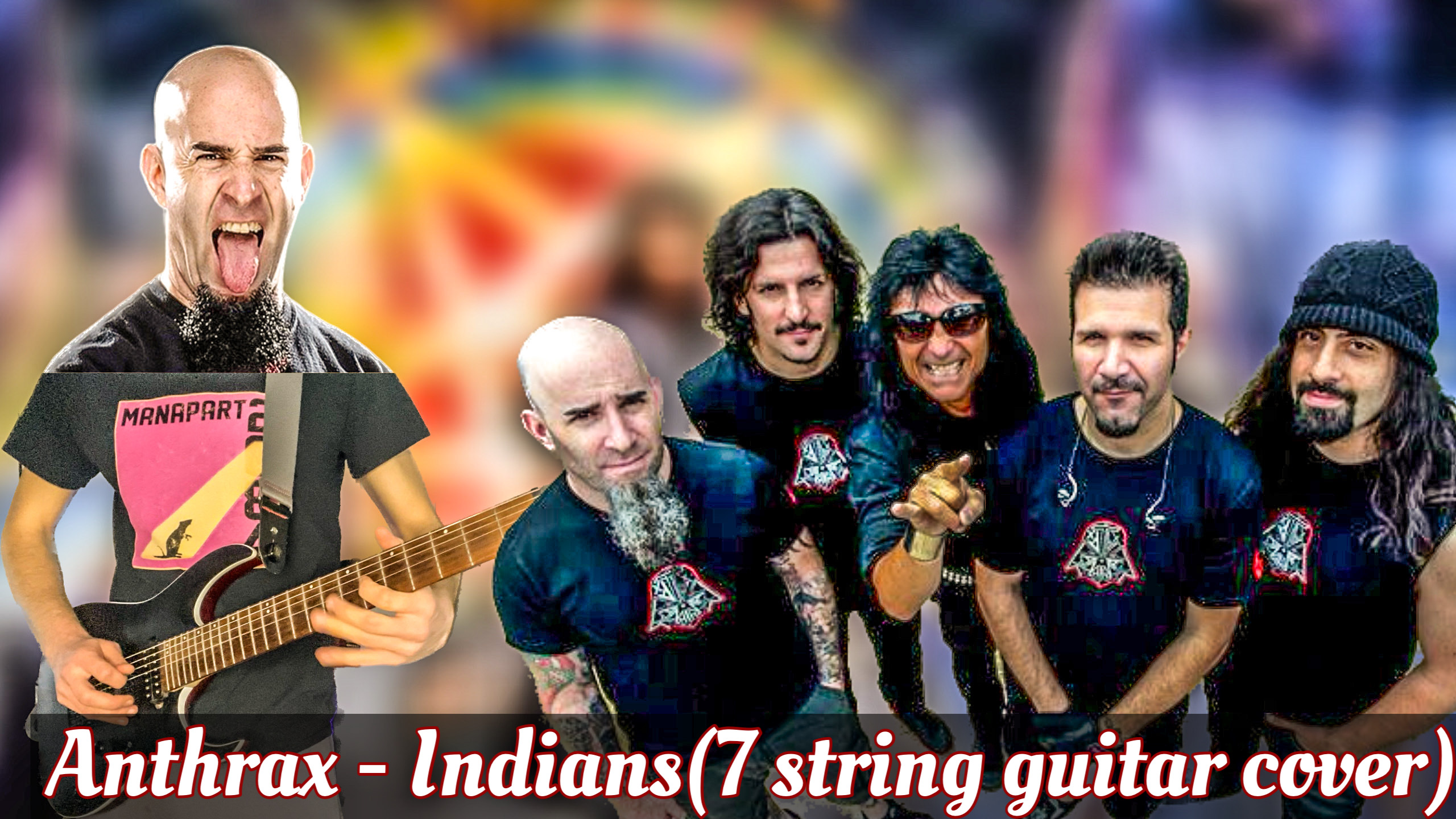 Anthrax - Indians (На семиструнной гитаре)