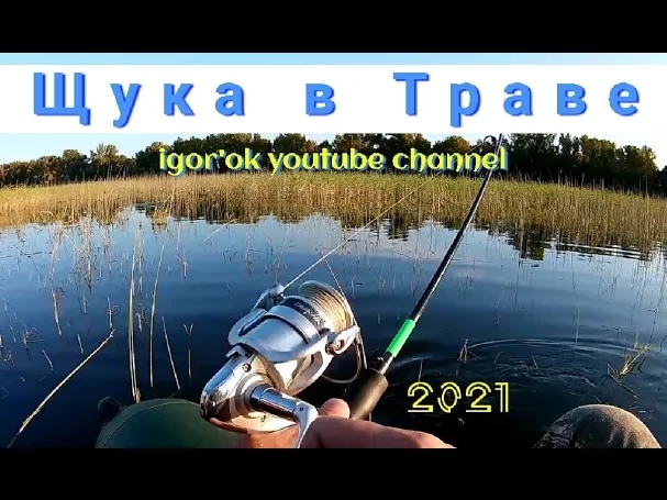 Щука в траве..mp4