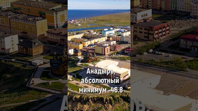 Самые холодные города России. Часть 2 #Shorts