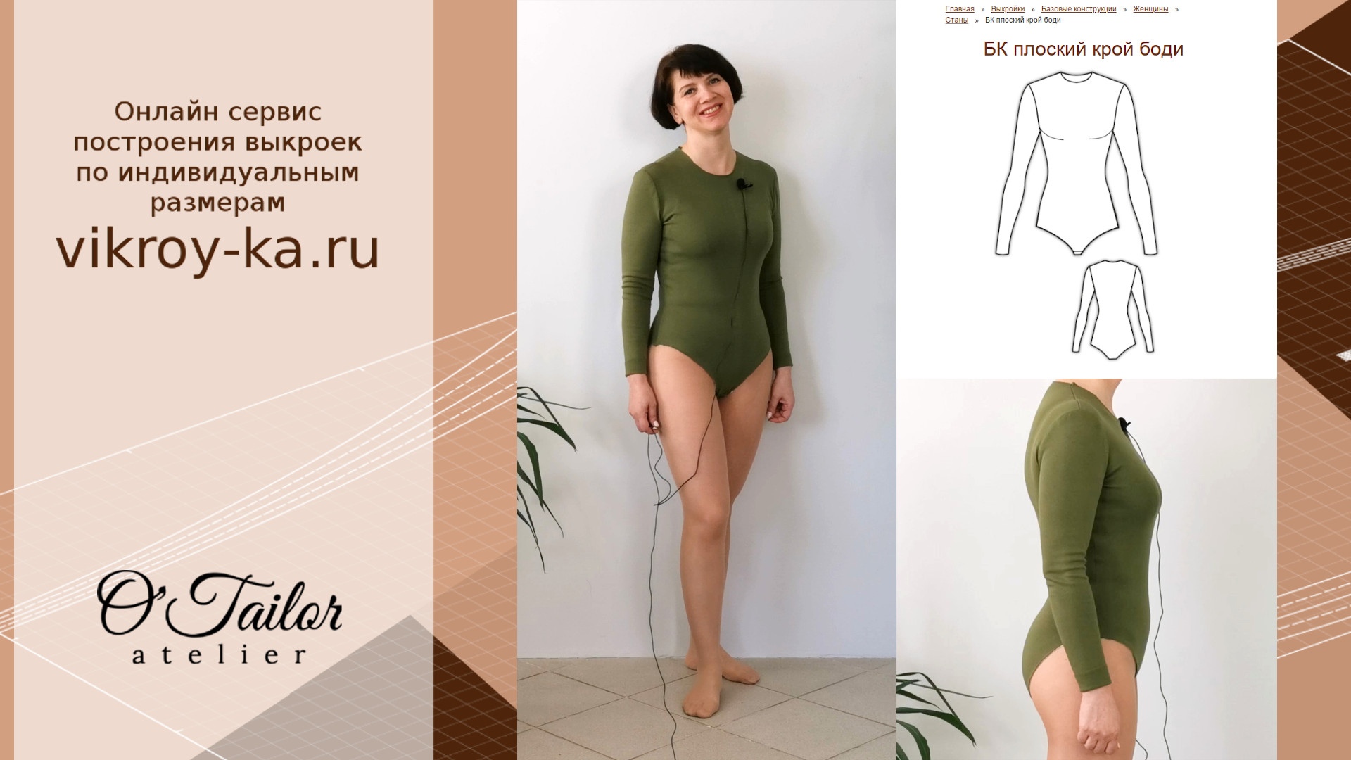 Обзор базовой конструкции боди. Готовая выкройка по вашим размерам - ссылка в описании