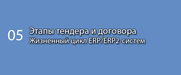 Этапы тендера и заключения договора || Курс «Жизненный цикл ERP/ERP2-систем» (часть 5)