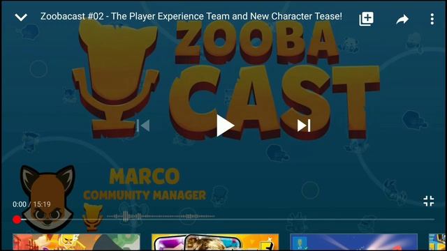 НОВОСТИ Zooba, Зуба каст мероприятия в игре зуба розрабочиков Новый персонаж в игре зуба 2.3 или 2.4