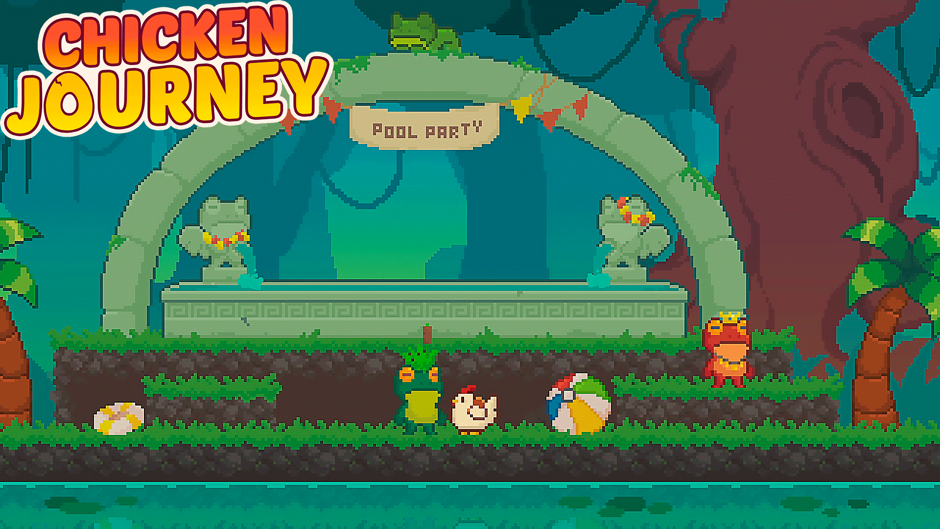 Пенная вечеринка. Chicken Journey 4 серия