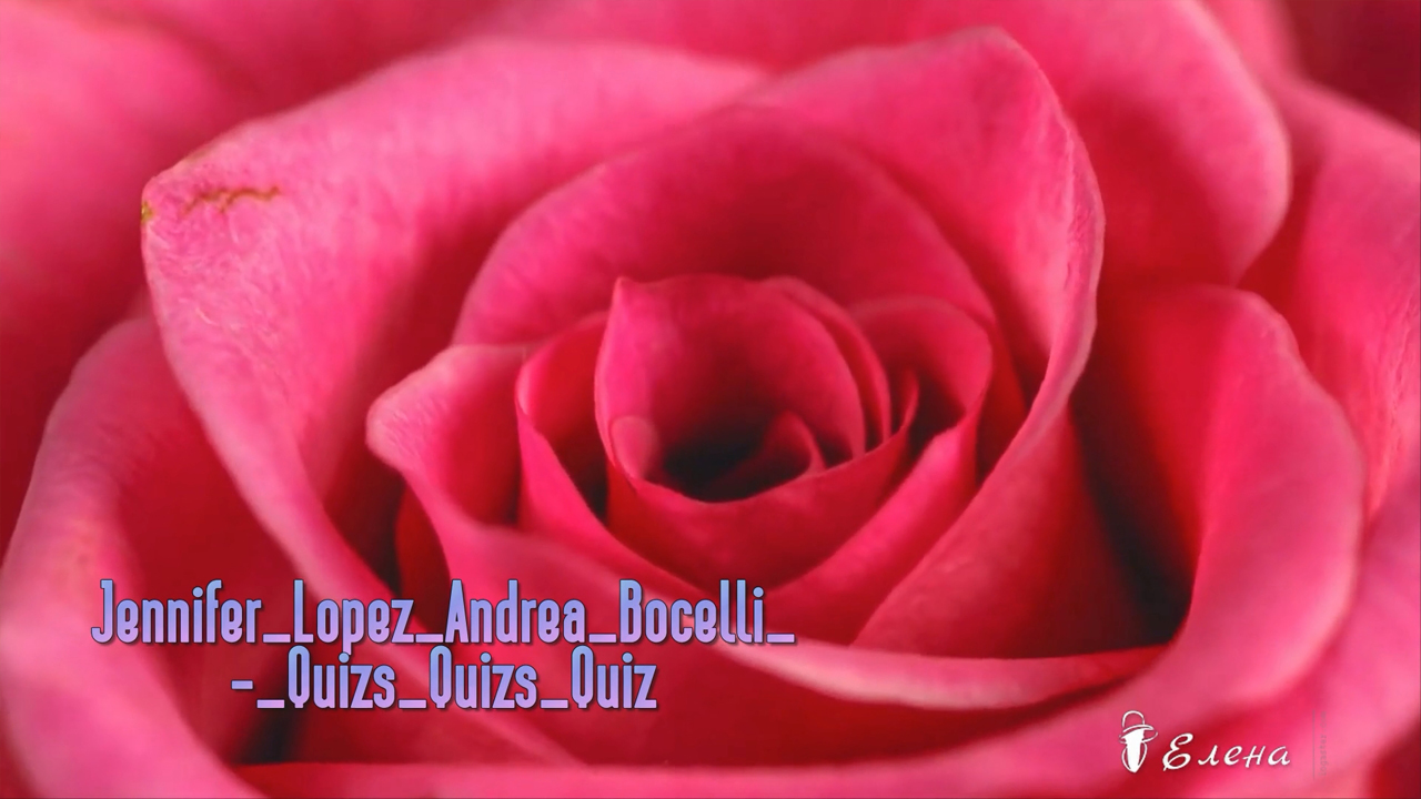 Jennifer Lopez & Andrea Bocelli  *   Quizás, Quizás, Quizás