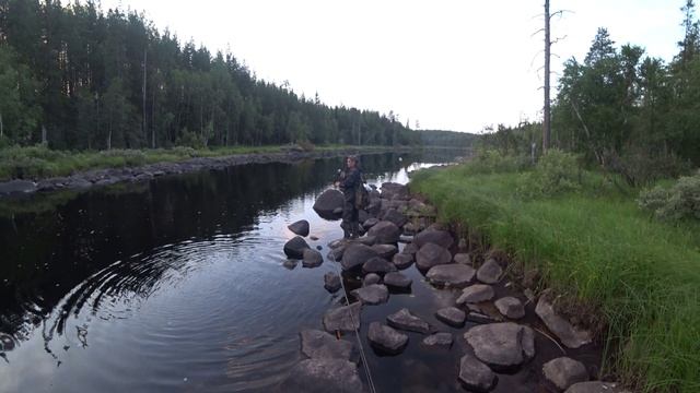 В ТАЙГУ НА РЫБАЛКУ С НОЧЕВКОЙ / ТАЕЖНАЯ ИЗБА / РЫБАЛКА НА СПИННИНГ / ЩУКИ И ОКУНИ / Часть 2