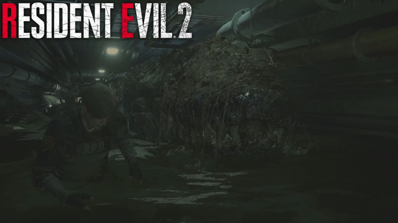 Resident Evil 2  ➪ # 7) Аллигатор T (Леон)