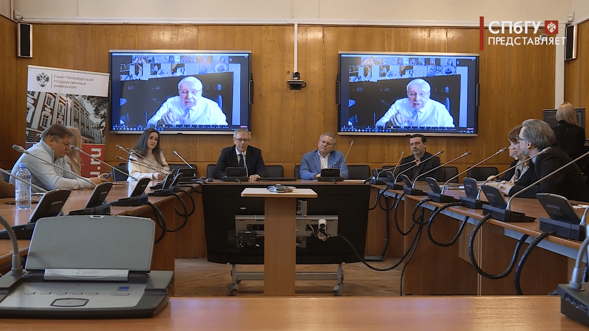 Новости СПбГУ: Телемост "Две столицы" СПбГУ – МГУ