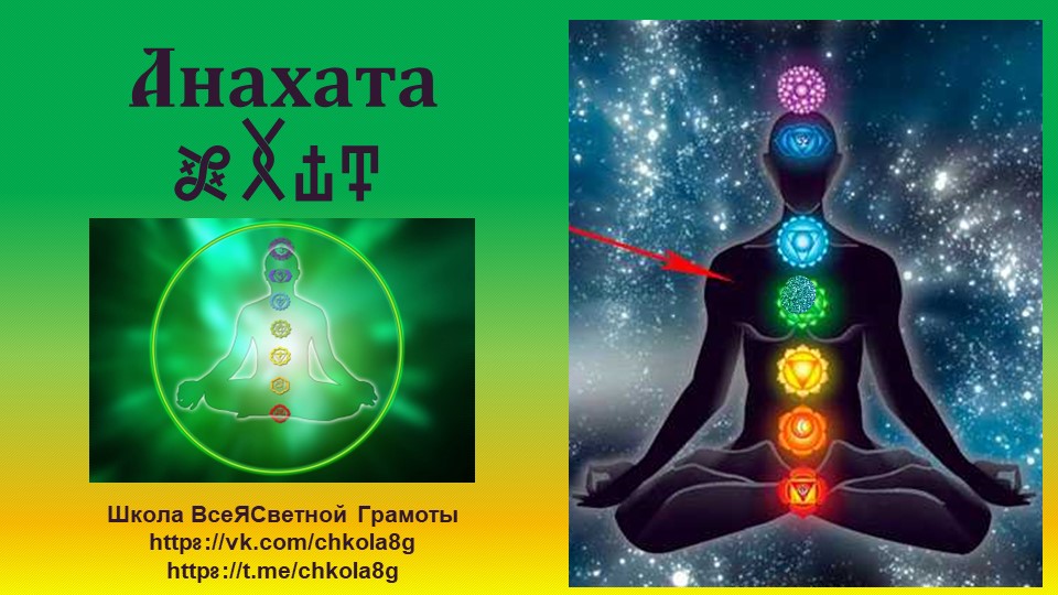 Анахата. Сердечная чакра. ВсеЯСветная Грамота