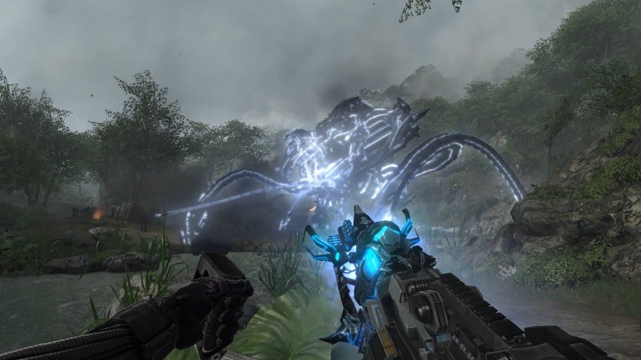 Crysis| Часть 9. Поиск пропавших морпехов. Отбиваемся от неземных тварей. Эвакуация с острова.